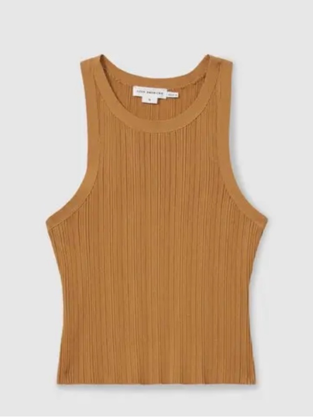 GOOD AMERICAN Camel Ribbed Tank XL - Picture 2 of 6